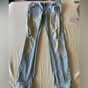 Jack & Jones Light Blue Distressed Women Jeans